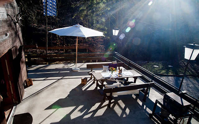 Terrasse — Sommer-Birdview