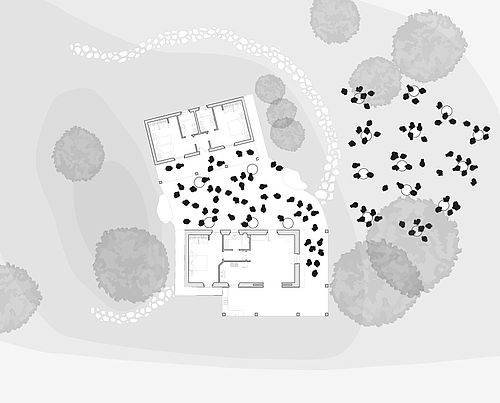 Grundriss Cocktail Party